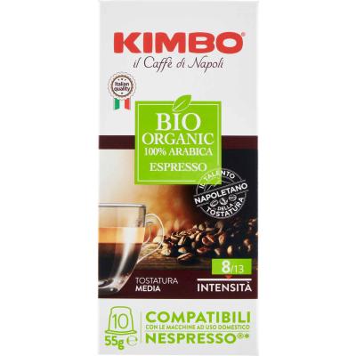 KIMBO CAPS BIO ESPRESSO 100% ARABICA X10