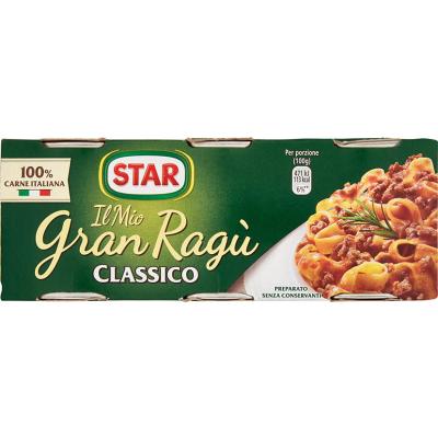 STAR GRAN RAGU CLASSICO GR.100X3