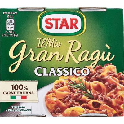 STAR GRAN RAGU CLASSICO 180 X2