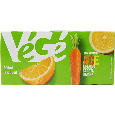VEGE SUCCO POLPA ACE BRIK ML200X3