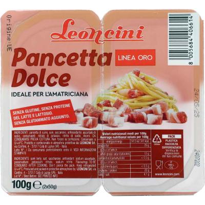 LEONCINI CUBETTI PANCETTA DOLCE GR 50x2