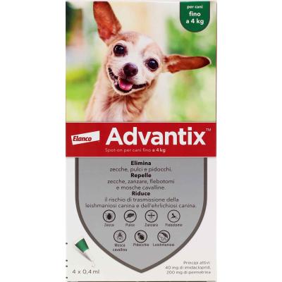 BAYER ADVANTIX SPOT-ON CANI FINO 4 KG