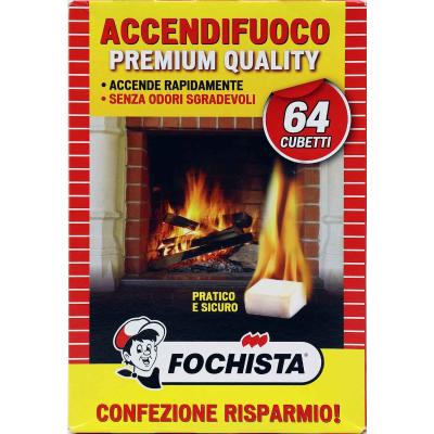 FOCHISTA ACCENDIFUOCO CUBETTI X64*