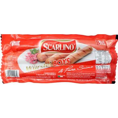 SCARLINO WURSTEL PURO SUINO PZ3 GR250