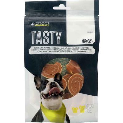 CROCI TASTY CANI SUSHI POLLO MERLUZ GR80