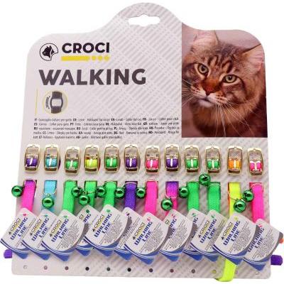CROCI  COLLARE GUINZAGL GATTI ARCOBALENO