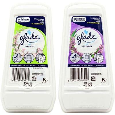 GLADE ASS.ODORI GEL LAV/MUG C/MISTA