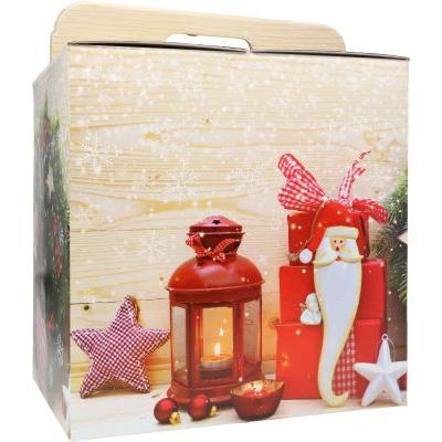 SCATOLA C/MANIGLIA COZY CHRIST. 33X24X34