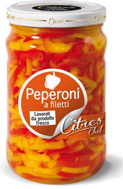 CITRES PEPERONI FILETTI AGRO. KG.1,55
